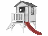 AXI Spielhaus Beach Lodge XL in Weiß mit Rutsche in Rot Stelzenhaus aus FSC...