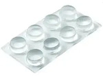Hettich - Anschlagpuffer 5,0 X 11,0 Mm Kunststoff Transparent - 6 St&uuml;ck T&uuml;rstopper