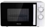 Hisense H20mowp1hg Kombi-mikrowelle Mit Flacher Oberfl&auml;che, 20 L, 700 W, Wei&szlig;