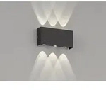 Honsel - Led Au&szlig;enwandleuchte Nairobi Schwarz Mit Up And Down Licht - 17cm Breit