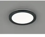 Trio - Dimmbare Led Deckenleuchte Camillus Flache Badezimmerlampe &Oslash;26cm Schwarz Ip44