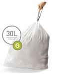 Simplehuman - M&uuml;lleimerbeutel 30 L, Typ G, 60 Stk. Cw0257