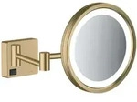 Hansgrohe Addstoris - Wand-kosmetikspiegel Mit Led Leuchte, Bronze Geb&uuml;rstet