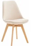 Esszimmerstuhl Linares Beige Samt