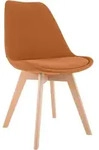 Esszimmerstuhl Linares Orange Stoff
