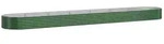 Vidaxl Garden Raised Bed Galvanised Steel 544x100x36 Cm Green