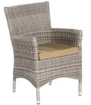 Teneriffa Sessel 2er Set Kissen Stahl/kunststoff