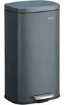 Songmics Poubelle Cuisine 30l, Poubelle &Agrave; P&eacute;dale, Avec Couvercle &Agrave; Fermeture En