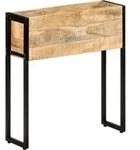 Vidaxl Planter 60x20x68 Cm Rough Mango Wood