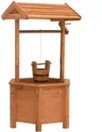 Wunschbrunnen-pflanzk&uuml;bel 40x40x84 Cm Tannenholz - Vidaxl