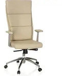 B&uuml;rostuhl / Chefsessel Monza 20 Leder Beige Hjh Office