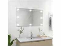 Wandspiegel Badzimmer Spiegel ohne Rahmen mit LED-Beleuchtung Rechteckig Glas...