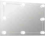 Wandspiegel Ohne Rahmen Mit Led-beleuchtung Rechteckig Glas Vidaxl