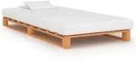 Palettenbett Braun Massivholz Kiefer 90&times;200 Cm Vidaxl