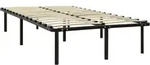 Bettgestell Schwarz Metall 180&times;200 Cm Vidaxl