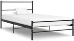 Bettgestell Schwarz Metall 100 &times; 200 Cm Vidaxl