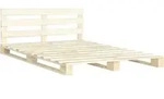 Palettenbett Massivholz Kiefer 140&times;200 Cm Vidaxl