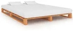 Palettenbett Braun Massivholz Kiefer 180&times;200 Cm Vidaxl