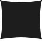 Sonnensegel Oxford-gewebe Quadratisch 3x3 M Schwarz Vidaxl