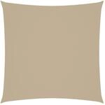 Sonnensegel Oxford-gewebe Quadratisch 7x7 M Beige Vidaxl