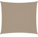 Sonnensegel Oxford-gewebe Rechteckig 2x2,5 M Taupe Vidaxl 17708