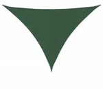 Sonnensegel Oxford-gewebe Dreieckig 3,5x3,5x4,9 M Dunkelgr&uuml;n