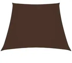 Sonnensegel Oxford-gewebe Trapezf&ouml;rmig 2/4x3 M Braun Vidaxl