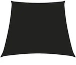 Sonnensegel Oxford-gewebe Trapezf&ouml;rmig 2/4x3 M Schwarz Vidaxl