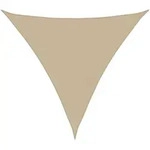 Sonnensegel Oxford-gewebe Dreieckig 3x3x3 M Beige Vidaxl