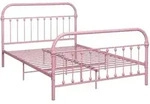 Bettgestell Rosa Metall 120x200 Cm Vidaxl
