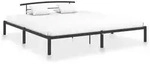 Bettgestell Schwarz Metall 200x200 Cm Vidaxl
