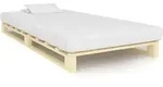 Palettenbett Massivholz Kiefer 100&times;200 Cm Vidaxl