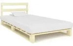 Vidaxl Palettenbett-rahmen Massivem Kiefernholz 100 X 200 Cm