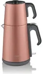 Arzum - Ar3080 Teebecher Teemaschine, Edelstahl, Wasserkocher 1,8l Rosa