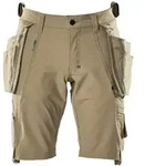 Mascot Advanced Shorts Mit Abnehmbaren H&auml;ngetaschen Gr. 42 Hellkhaki