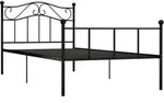 Bettgestell Schwarz Metall 90&times;200 Cm Vidaxl