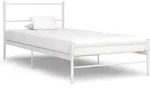 Bettgestell Wei&szlig; Metall 100 &times; 200 Cm Vidaxl