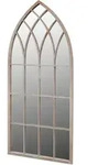 Vidaxl Rustikaler Gartenspiegel Bogen 50&times;115 Cm F&uuml;r Indoor Und Outdoor