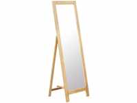 Standspiegel 48 x 46,5 x 150 cm Massivholz Eiche vidaXL165023