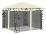 Pavillon Mit Moskitonetz 3x3x2,73 M Creme 180 G/m2 - Vidaxl