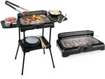 2in1 Standgrill & Tischgrill Mit Grillzange 40x25cm, 2200watt