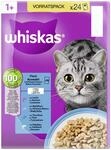 Whiskas Katzennassfutter Adult 24 X 85 G Fischauswahl In Gelee