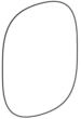 Geberit Option Oval Lichtspiegel, Indirekte Beleuchtung,