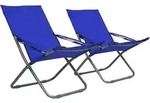 Strandstuhl Set Von 2, Blau