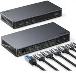 Cm615 Usb-c, Displayporrt, Hdmi, Rj45 Multifunktionsadapter &ndash; Grau Mit Usb-c Kabel