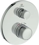 Ceratherm Navigo Brausethermostat Unterputz A7295aa Rund, Fertigmontageset, Verchromt