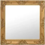 Wandspiegel Im Barock-stil 60x60 Cm Golden Vidaxl