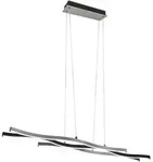Trio Lighting - Trio Led-pendelleuchte Blaze 341210305 Aluminiumfarbig, 35 W, 4300