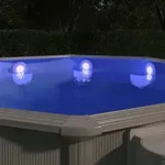 Unterwasser-led-poollampe Mit Fernbedienung Wei&szlig; Vidaxl