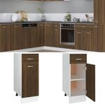 Unterschrank Mit Schublade Lyon Braun Eichen-optik 30x46x81,5 Cm Vidaxl